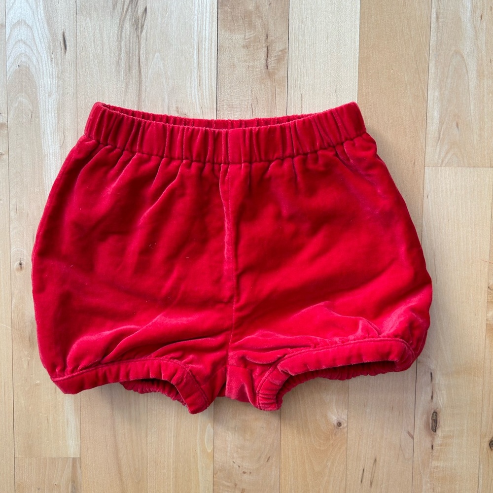 Mini Boden velour shorts size 2-3